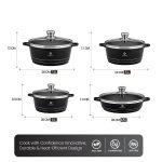 سرویس قابلمه ووگاتی مشکی VE-3SET - تصویر 2