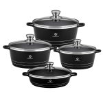 سرویس قابلمه ووگاتی مشکی VE-3SET