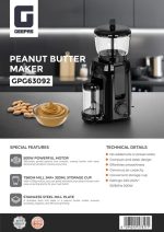 کره گیر بادام زمینی جیپاس مدل GPG63092 - تصویر 3