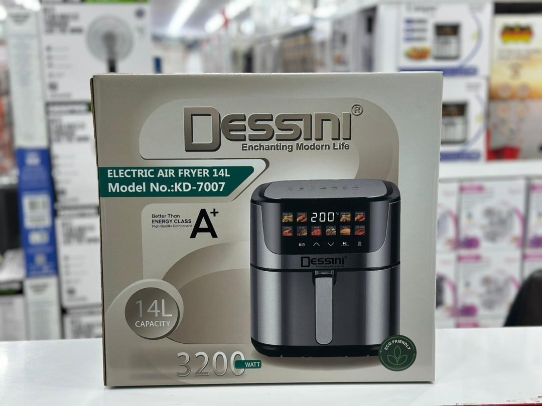 4jVKEjrGDnWjLYE2 سرخ کن دسینی مدل 7007 ظرفیت ۱۴ لیتر با ۲ المنت - تصویر 1