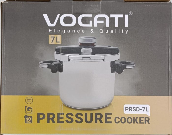 زود پز سر کلیپسی ووگاتی 7 لیتر PRSD-7L - تصویر 2