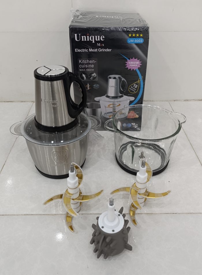خردکن 2 کاسه یونیک مکس مدل UM-8003 - تصویر 1