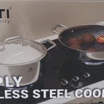 سرویس قابلمه ووگاتی مدل CW-TRI-8S استیل کف لیزری