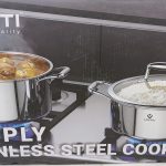 سرویس قابلمه ووگاتی مدل CW-TRI-8B استیل کف لیزری