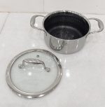 قابلمه تکی ووگاتی سایز 22 استیل کف لیزری - تصویر 5