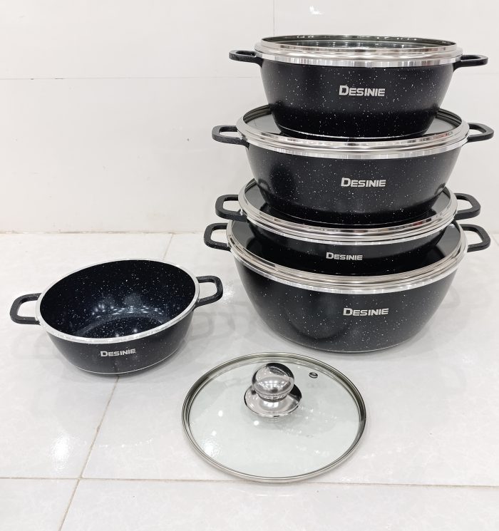 سرویس قابلمه 10 پارچه چدن دسینی - تصویر 4