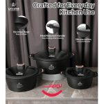 ست قابلمه 20-24-28 تیتانیوم P13 لایف اسمایل - تصویر 4
