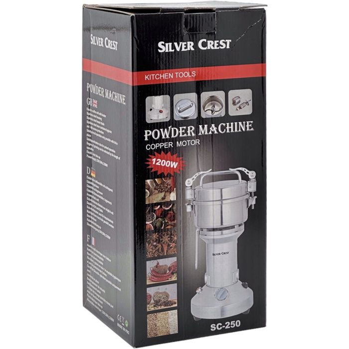 آسیاب صنعتی سیلور کرست مدل SC250 با تایمر ۱۲۰۰ وات - تصویر 4