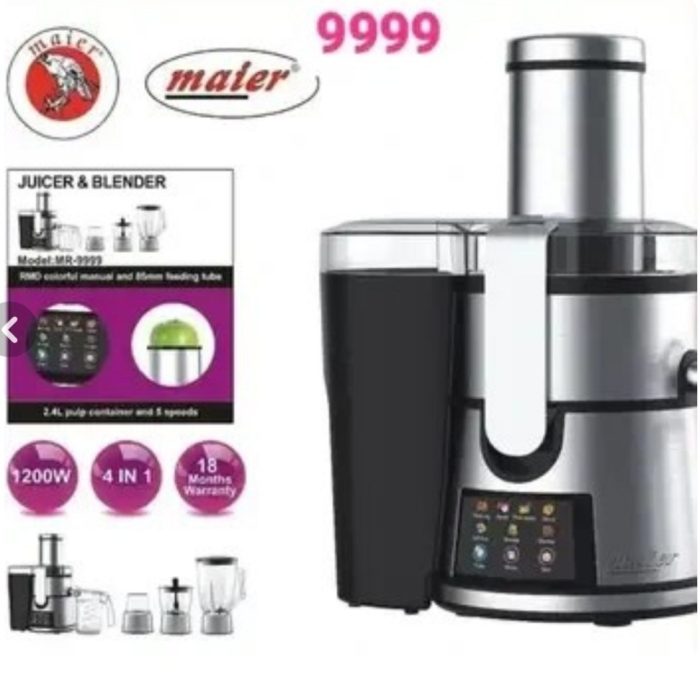 آبمیوه گیری مایر مدل MR9999 چهارکاره - تصویر 2
